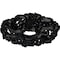 Ekena Millwork Orrington Ceiling Medallion (Fits Canopies up to 4 3/4"), 19 5/8"OD x 4 3/4"ID x 1 3/4"P, Jet Black CM19ORBLF - alternate 3